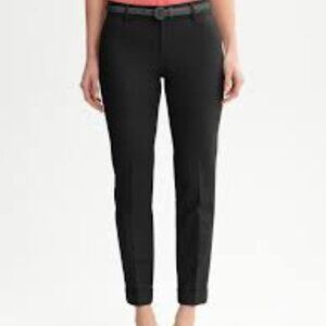 Banana Republic Classic Black Cropped Pants